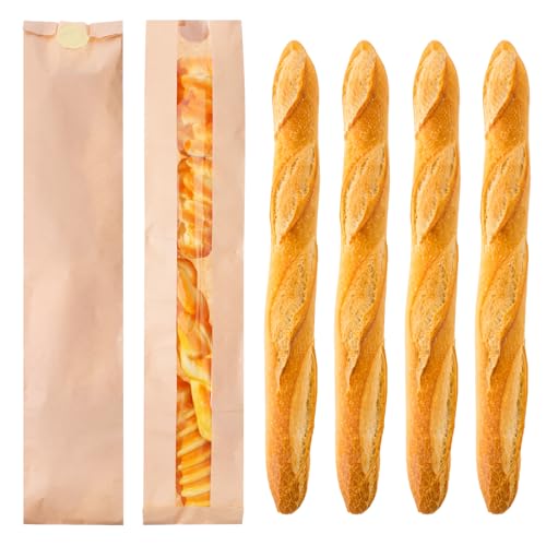 20 Pack Baguette Bags for Homemade, French baguette bag
