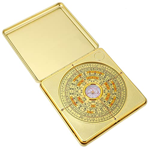 Brújula Feng Shui Luo Pan portátil 4.72x4.72x0.90 in miniatura 1