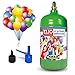 KREA BOMBOLA di Gas Elio per GONFIARE Palloncini con 18 Palloncini Lattice Italiano Inclusi in Omaggio