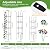 100% Metal Obelisk Garden Trellis 6.6 Ft Tall Plant Support for Climbing Vines, Flowers Stands,Rose Bush Round Trellis for Pots Metal Plant Trellises for Clematis Vine Jasmine Outdoor Indoor,2 Pack