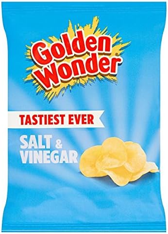 ( 32 Pack ) Golden Wonder Salt & Vinegar 32.5g