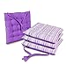 Thesecrethome.es | Cojines para sillas jardín, Comedor, Cocina | Cojines Acolchados para Silla de 40 x 40 cm | Decoración hogar Ideal para sillas Rayas, Cuadros (Morado, 4)