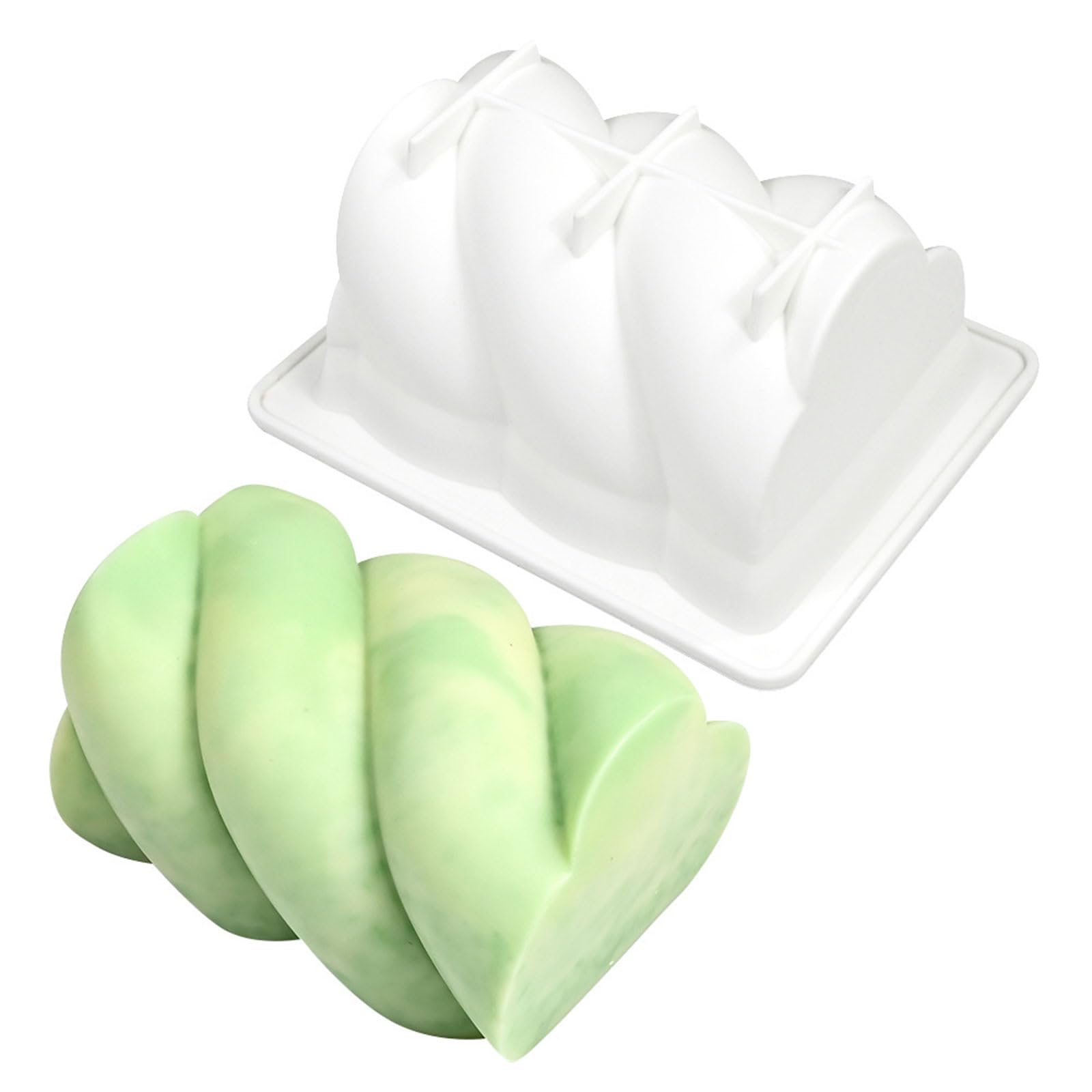 LUCKGONI Dough Shape Silicone Mold Baking Tool Mousses Cake Decorating Mold for Making Chocolate, Candy, Candle, Soap