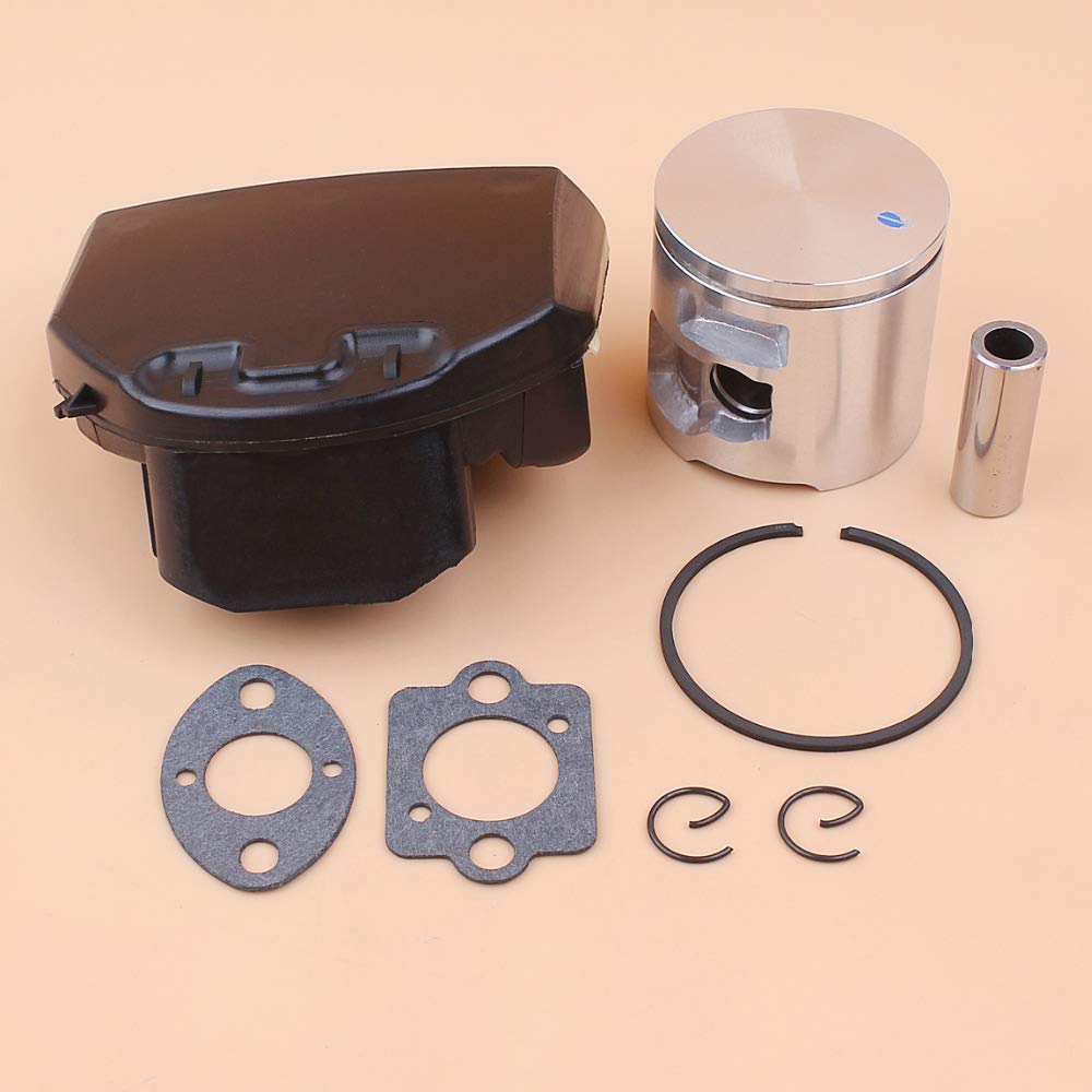 Beixi Temps 47MM Piston Filtre à air Joint Kit Compatible avec Husqvarna 455, 455E, 455 Rancher Scies à gaz Chainsaw Remplacement 537293002, 537255702