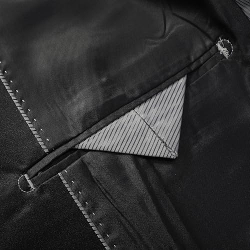 Men Suits Slim Fit 2 Pieces Sets Tuxedo Blazer Pants Shawl Lapel Printed Bow Tie for Prom Wedding Business Dinner4