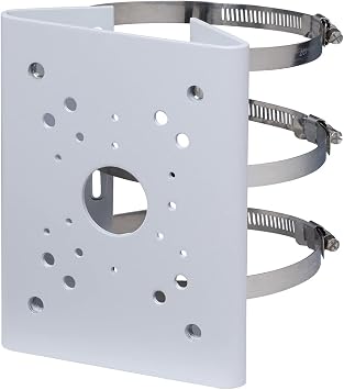 PFA150 Pole Mount Bracket for Dahua IP and CVI Cameras, White, 1 Pack