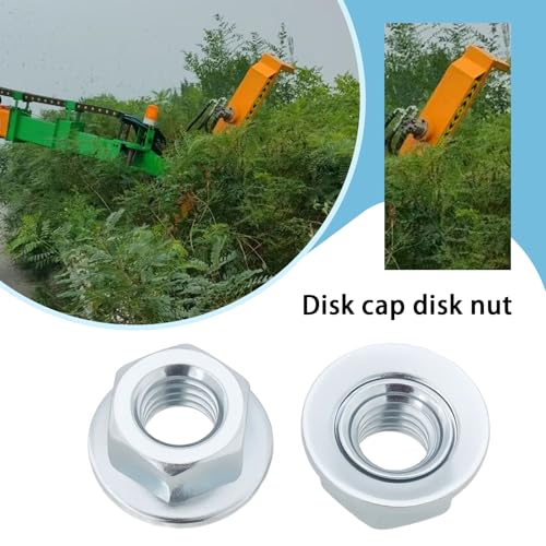 ECSiNG 4 teiliges Ersatzteil für die Flanschklingenmutter des Trimmers M8 X 1,25 LH Befestigungsmutter mit Linksgewinde Passend für Trimmer Freischneider