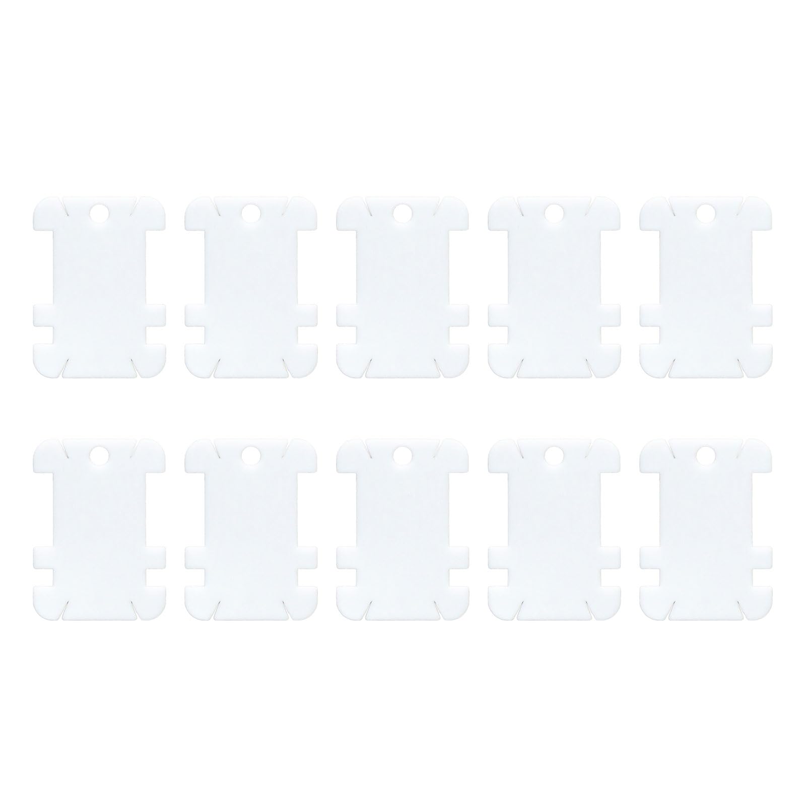 Hsioluted 200Pcs Floss Bobbins, Embroidery Thread Bobbins, 2.2x1.6in Thread Winders for Stitching/Sewing Storage Embroidery Storage