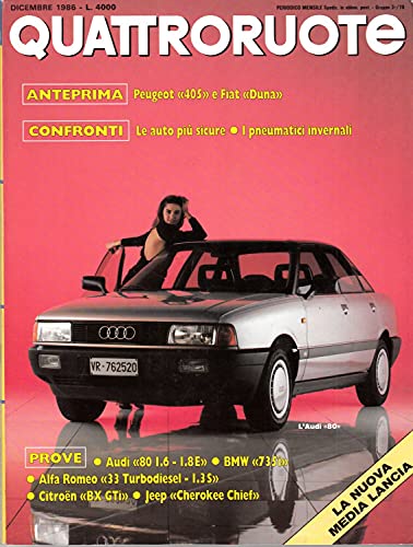  Quattroruote 374 dicembre 1986 Prova Alfa Romeo Alfa 33 1.8 TD - 1.3 S