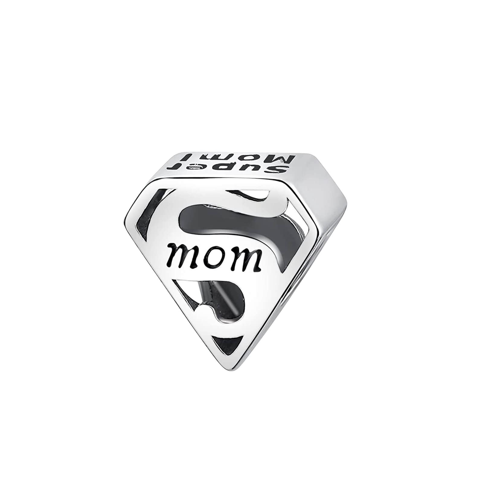 LUXILLAFamily Love Mother Daughter Grandma Charm 925 Sterling Silver fits Bracelets Necklace Pendant Bead Charms Jewelry Gift for Women Family Friends