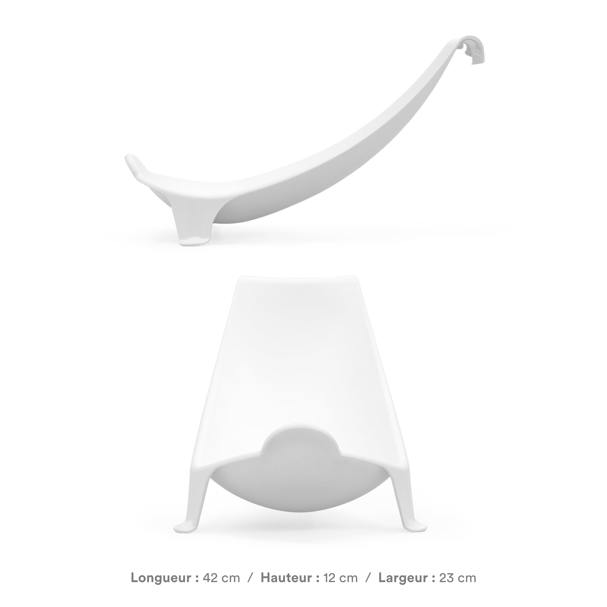 Stokke Flexi Bath Support pour nouveau-nés Blanc - Pour baignoire bébé pliable, léger et sûr jusqu'à 8 mois