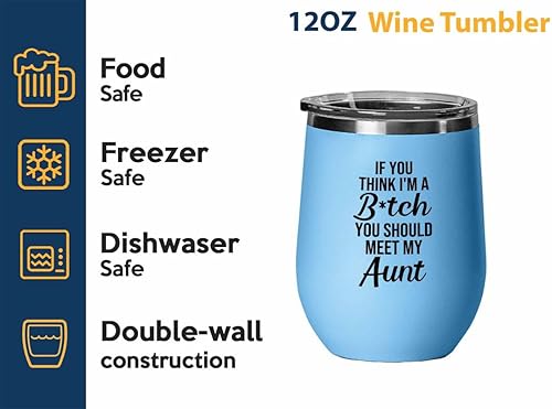 Miniatura 7 de Funny cousin Red Edition Wine Tumbler 12oz - should meet my cousin - Family Squad Fam Thank You Gift Siblings Parents Grandparents Funny cousin
