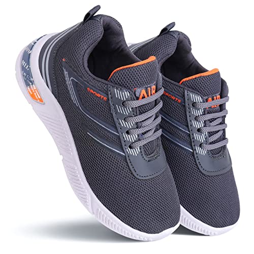 Image of BERSACHE Lightweight Casual Sneaker Loafers Walking Gym Running Lace up Shoes Sole for Kids