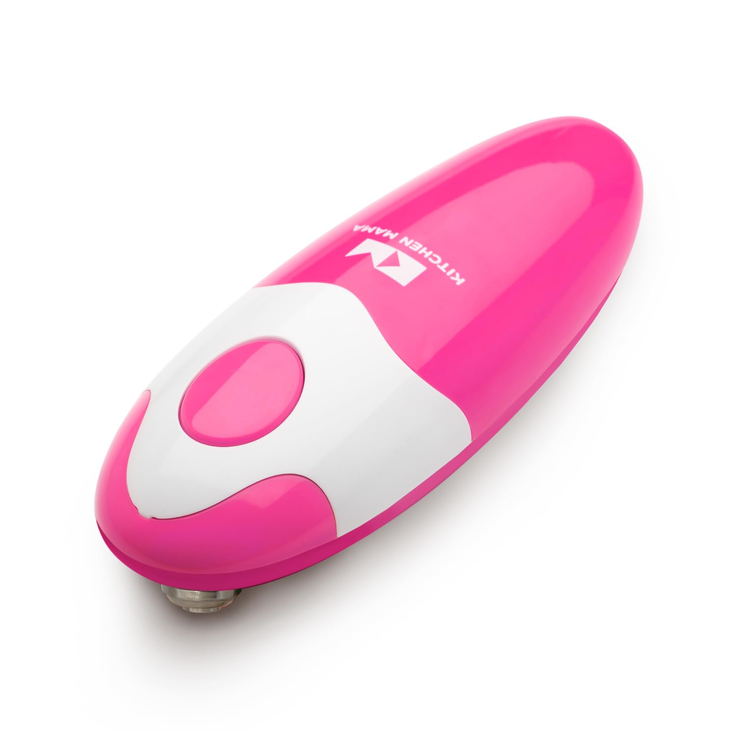 Kitchen Mama Auto 2.0 Electric Can Opener Christmas Gift Ideas: Upgraded Blade Opens Almost Any Can - Automatic, Hands Free, Smooth Edge, Handy with Lid Lift, Battery Operated, YES YOU CAN BE PINK