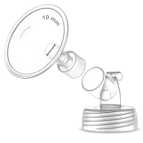 1 bomba Maymom de dos piezas de cuello ancho de 0.394 pulgadas para bombas Spectra S1/S2; bridas de boca ancha; no brida Spectra original Una brida