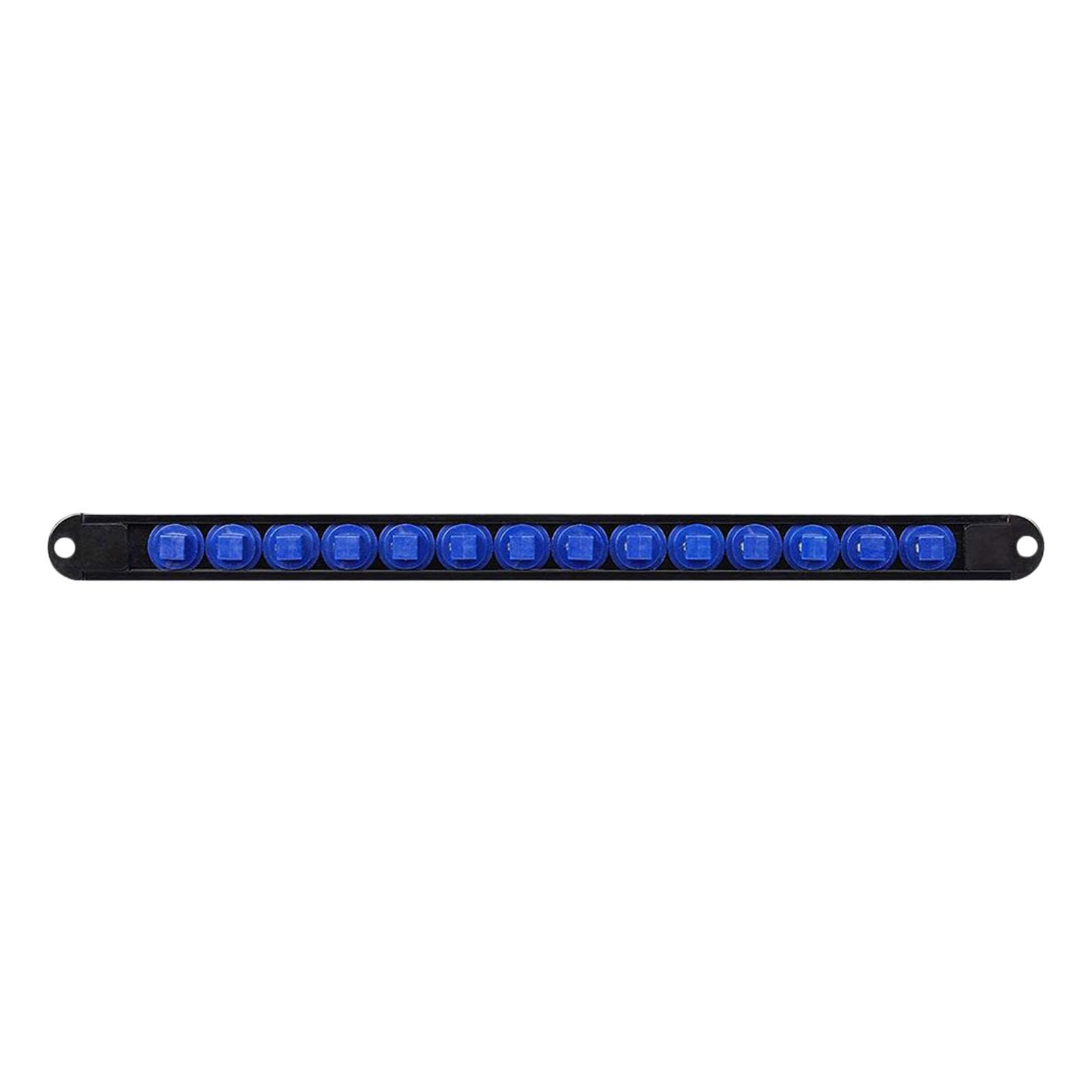 Ekoama 360 Degree Rotation Socket Organization 1/4 3/8 1/2inch Socket Clip Holder Sliding Stand Sleeve Rack