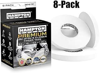 White Finger Tape (8 Pack) - Athletic Tape | 0.3” x 45 Feet