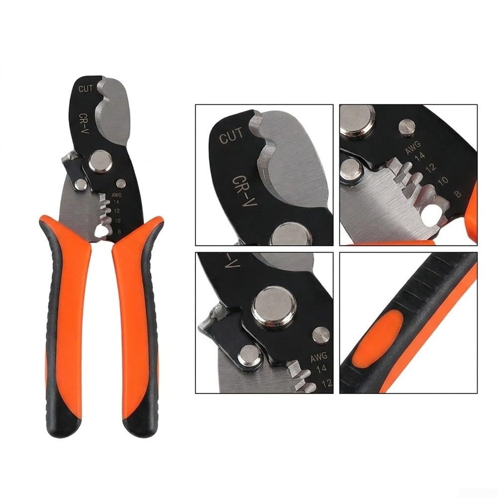 Alicate Pelacables 0.2-6mm² para acero Aleación Alicate Pelacables(1)