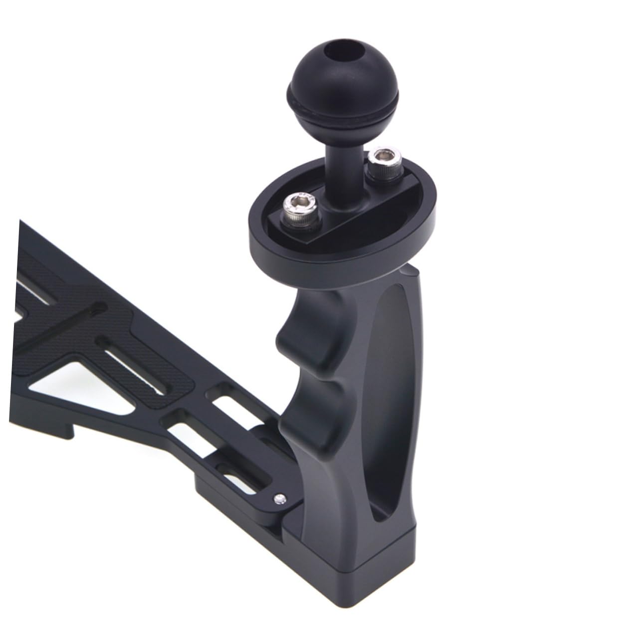 Uonlytech Diving Camera Tray Mount Phone Scuba Case Holder 1 Inch Ball Mount for Strobe Lights
