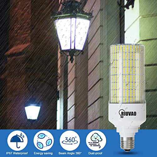 Led Corn Light Bulb,800W Equivalent 5000K Daylight 12000Lm Super Bright E26/E39 Base 80W Led Corn Bulbs,Replace Metal Halide Hid Cfl Led Bulb For Commercial Industrial Lighting Outdoor Indoor Area #TOP3