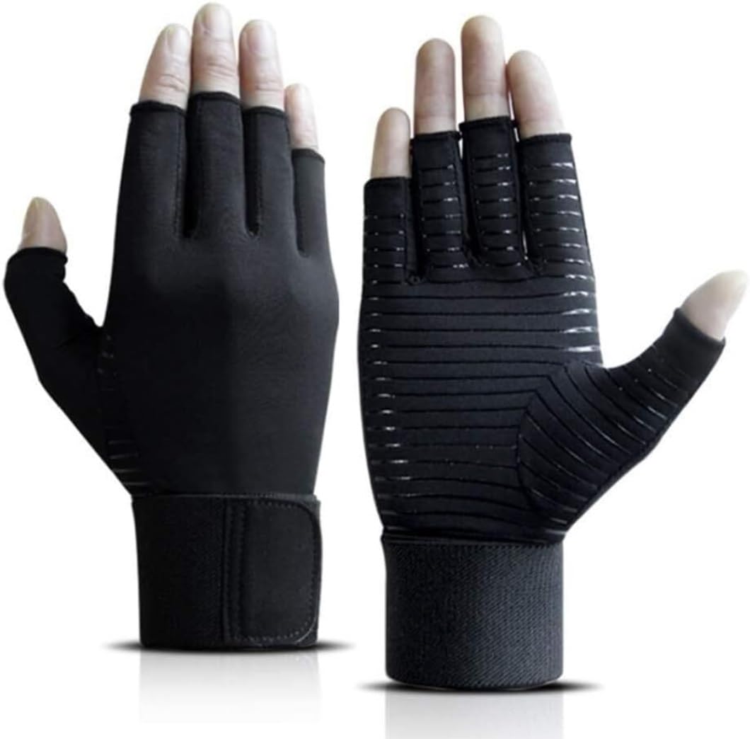Guantes de Ciclismo Guantes para Hombres Guantes de Entrenamiento ventilados Guantes de Levantamiento de Pesas para Hombres y Mujeres Guantes Deportivos (Color : Black, Size : S)