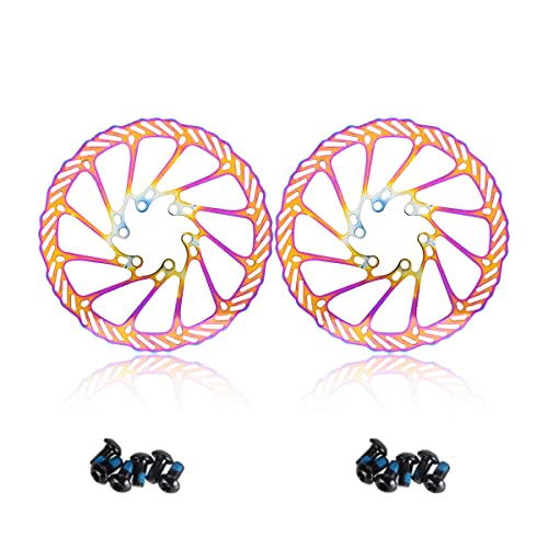 2 STÜCKE Fahrrad Bremsscheiben 120mm - Mountainbike Scheibenbremsen Mit Schrauben