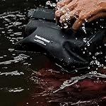 watertrace Waterproof Snorkeling Bag Waterproof Fanny Pack Waist Bag Canoe Kayaking Rafting Surfing Swimming Boating Paddle Board IPX8 (Black) - Image 3