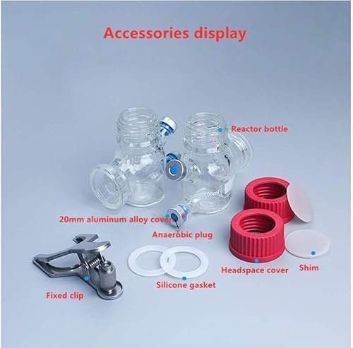 Miniatura 5 de 3.4 fl oz MFC reactor anaeróbicogrupo de caja de celda de combustible de generación de energía microbianagrupo de cámara electrolítica química de