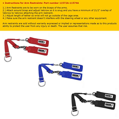 Blue Crow Junior SFI 3.3 Approved 2" Arm Restraint miniatura 2