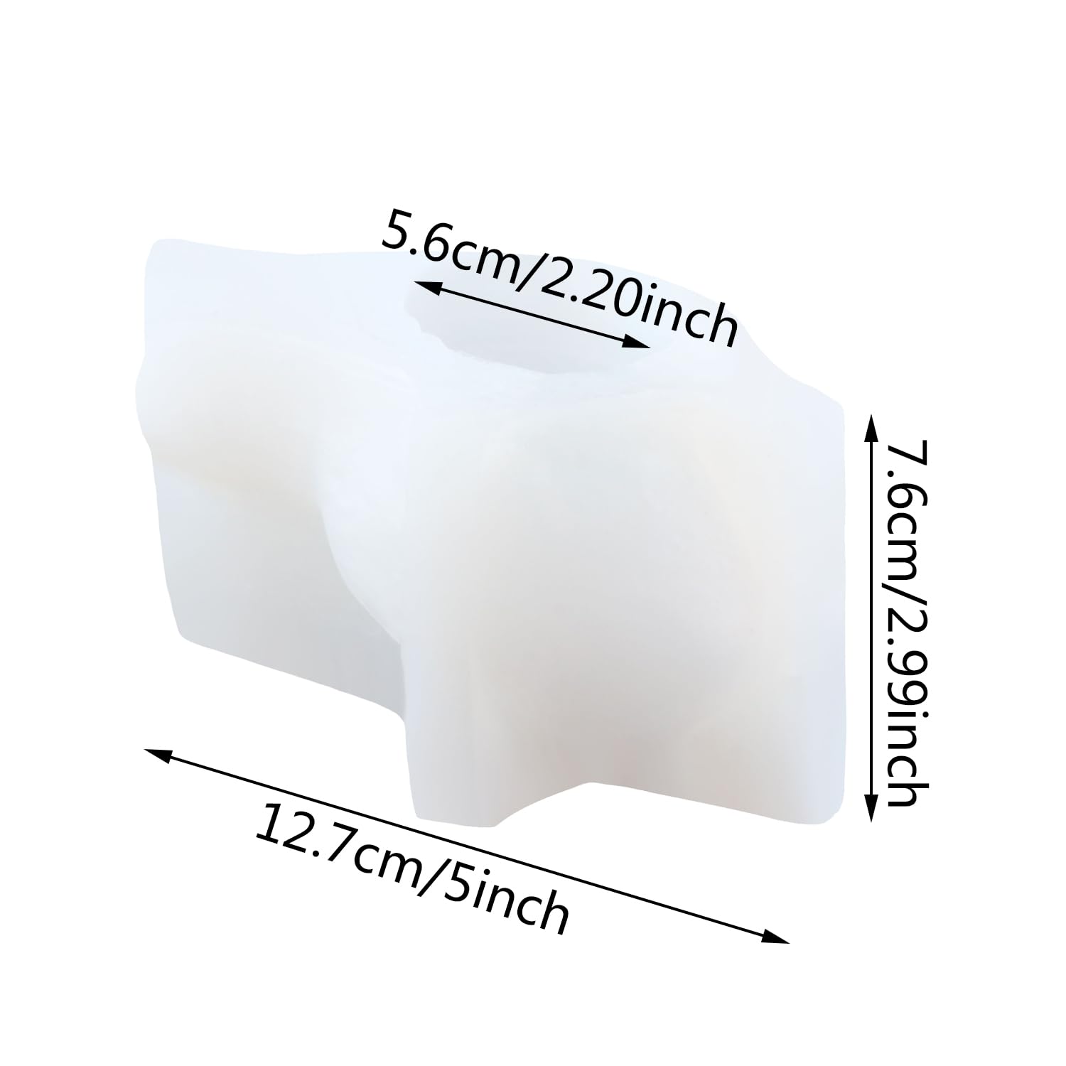 XIAOSHUI Dolphin Candle Mold Dolphin Silicone Candle Molds Animal Resin Casting Mold for Candle Home Decorate Mold Candle Making Aromatherapy Gypsum Candles Clay Craft