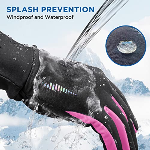 SIMARI Kids Winter Gloves Touchscreen Warm Thermal Water-Resistant for Boy Girl Running Cycling Snow Skiing in Cold Weather - Image 5