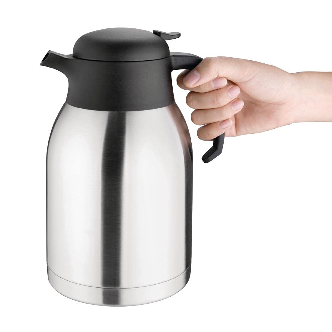 Olympia Vacuum Jug 248X143mm 2 L Stainless Steel Mug Cup Creamer Pitcher