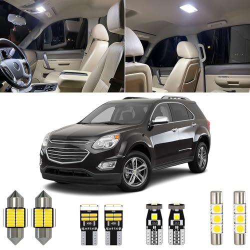 Xpismii Kit LED interior 11 piezas 6000K Chevrolet Equinox