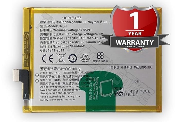 Image of Original B-C9 Battery for Vivo V7 Plus / Y79 / Y79A /1716 /1850 Battery with 1 Year Warranty ** (Y0000085)