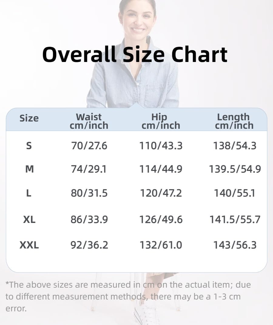 Salopette Donna Estiva Casual Pantaloni Baggy Oversize Allentata Tuta Jumpsuit con Tasca Vestibilità Ampia Tuta in Cotone Donne Casual Playsuit Pantaloni da Lavoro Sciolto Pagliaccetto da Donna Comoda