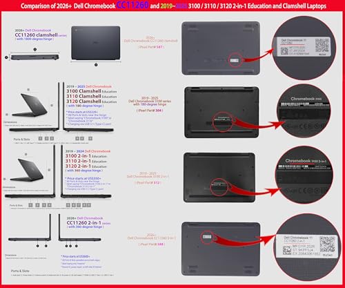 Housse Rigide Dell Chromebook CC11260 Violette Mode Tablette mCover - 7