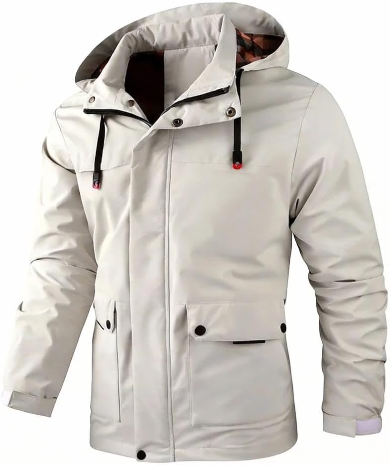 Autumn Winter Windbreaker Male Waterproof Field Jackets Hiking Coat Casual Fishing Outerwear Man Clothes