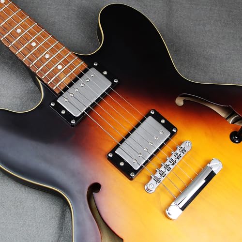 Image of FLEOR Alnico 5 Guitar Humbucker Pickup 4-Wires 7-8K Neck Pickup Chrome Fit LP Guitar Part