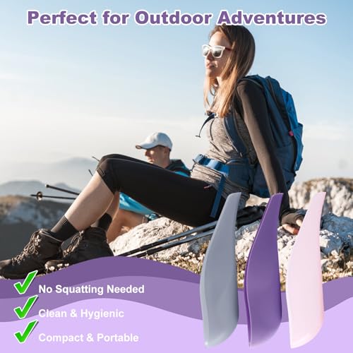 Tragbare Urinella für Frauen, 3er Set Liberpee Pinkelhilfe für Frauen | Wiederverwendbare Outdoor Urinella, Camping, Reisen & Wandern