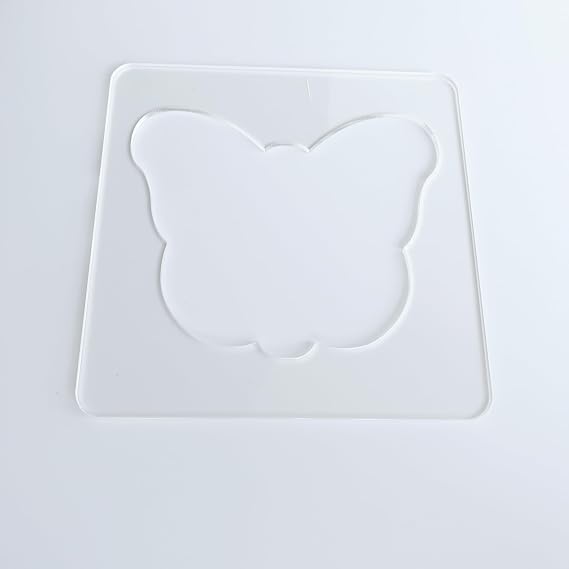 CHENRUI Quilting Template, Acrylic Quilting Ruler for Free Motion Quilting on Domestic Machine (Butterfly)