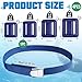 Tellegloww 4 Pcs Dive Weights Belt for Scuba Diving Coated Dive Weights Nylon Dives Belt with 1 Metal Quick Release Buckle for Free Diving Spear Fishing(11 lb,Blue)