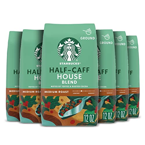 Starbucks Half-Caff House Blend Ground Coffee