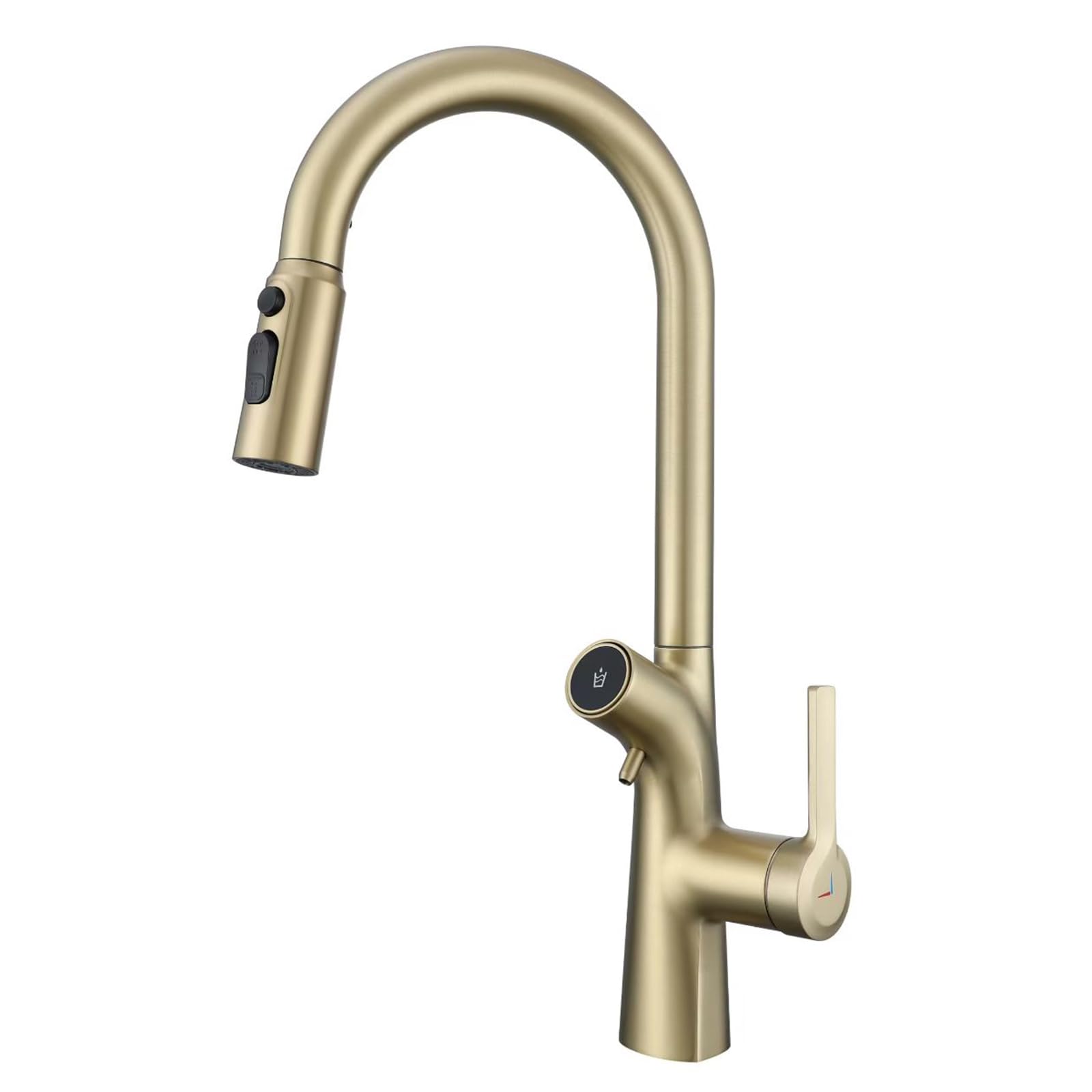 ZYCHSJXA 3 Way Kitchen Tap - Brass Hot and Cold Water Rotation Sink Faucet