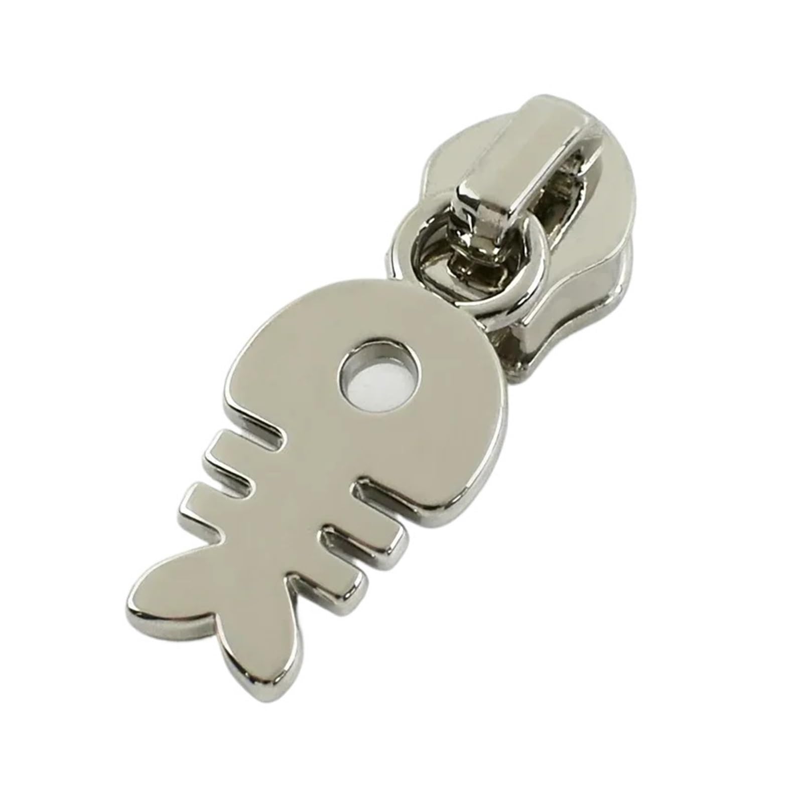 10 Cursori for Cerniere 5# for Borse for Indumenti Con In Nylon, Sostituiscono I Kit Di Riparazione Della Testa Dell'estrattore Accessori Hardware Fai Da Te(XP071-Silver)