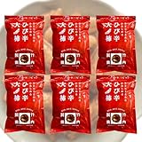 ひび辛大柿 190g 6袋セット ひび辛 柿の種 ピーナッツなし まとめ買い セット 業務用 あられ おかき 米菓 煎餅 おせんべい チャック付き