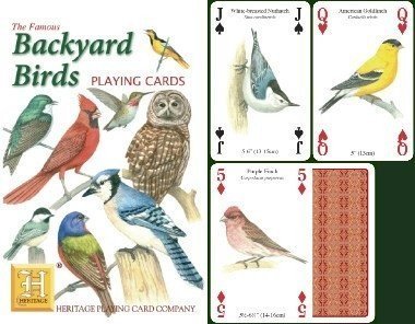 Backyard Birds Set Of 52 Playing Cards + Jokers (hpc)