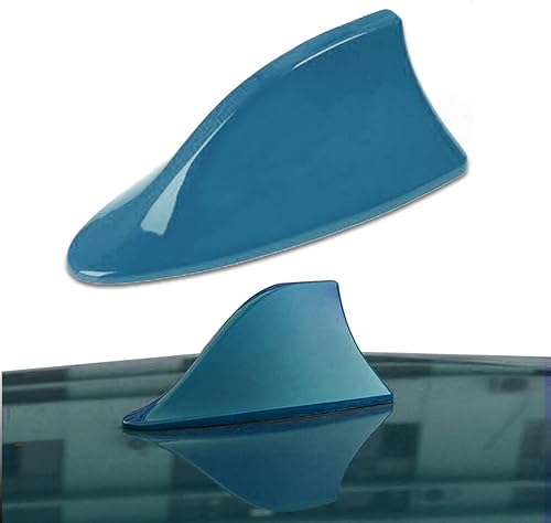ASUBHA Cubierta de antena de aleta de tiburón para automóvil, antena de techo superior automotriz, base de señal de radio AMFM, cubierta en forma de