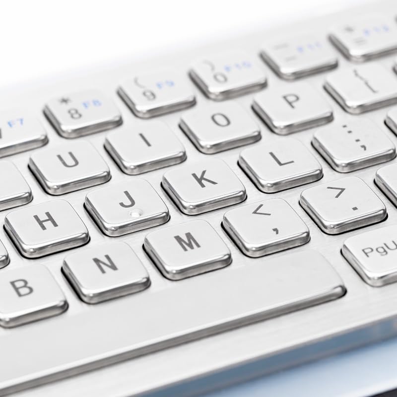 Teclado y mouse de acero inoxidable: máxima resistencia IP65 y conexión USB 3