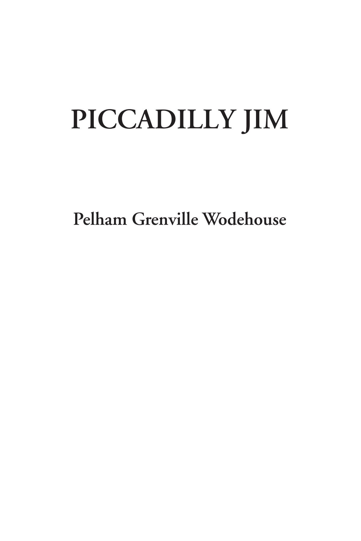 Piccadilly Jim