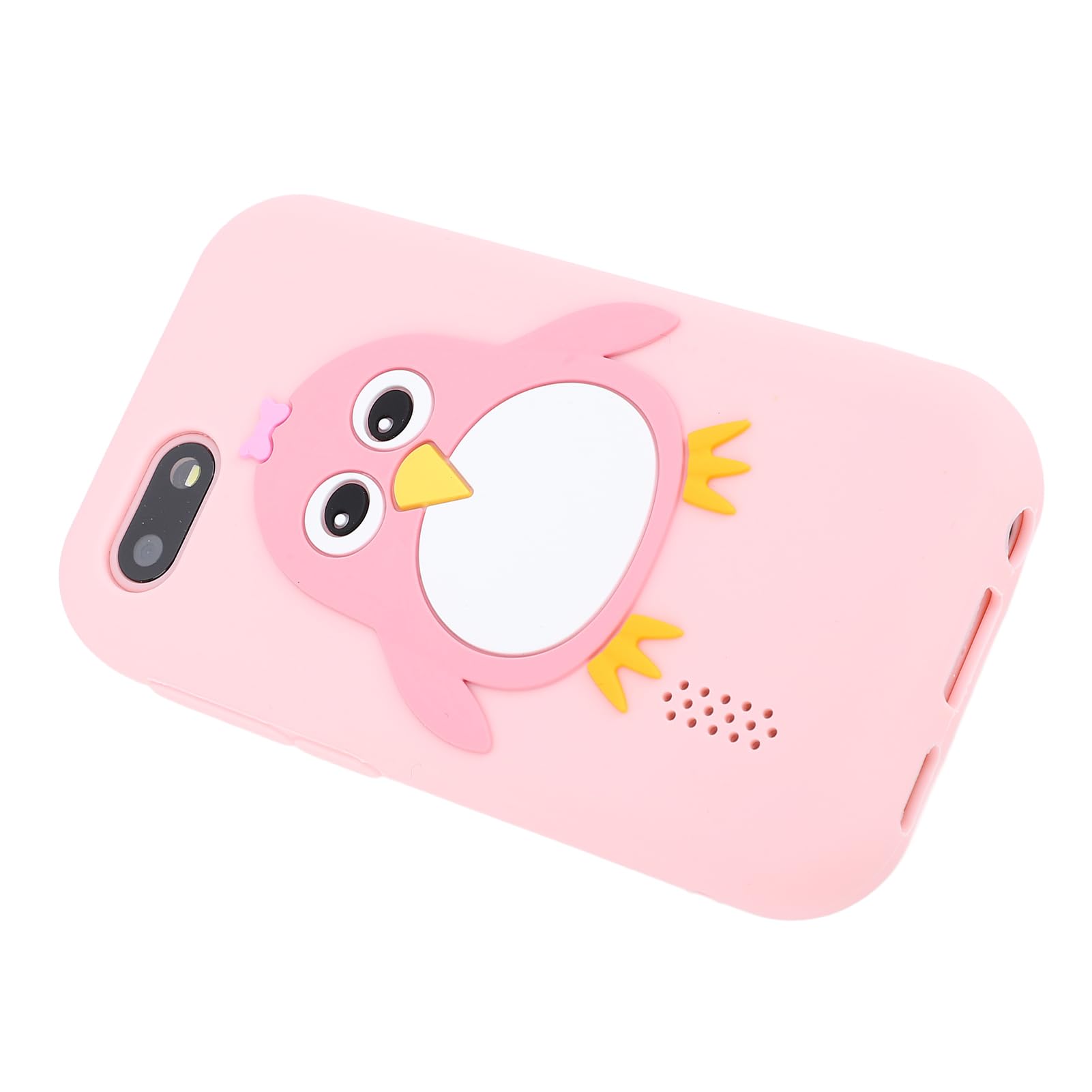 Smart Phone per bambini Touchscreen HD Doppia fotocamera 8 Giochi Sicurezza di caduta per ragazze Regalo con motivo animale carino